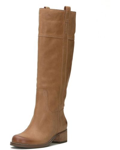 Lucky Brand Hybiscus Riding Boot Fashion - Brown