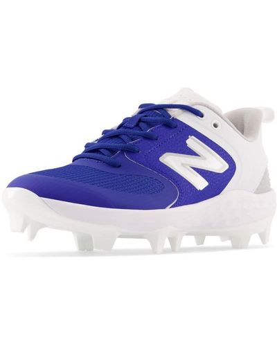 New Balance Fresh Foam Velo V3 Molded Softball Shoe - Blue