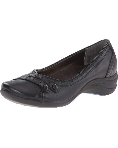 Hush Puppies Womens H501733 Loafers Shoes - Black
