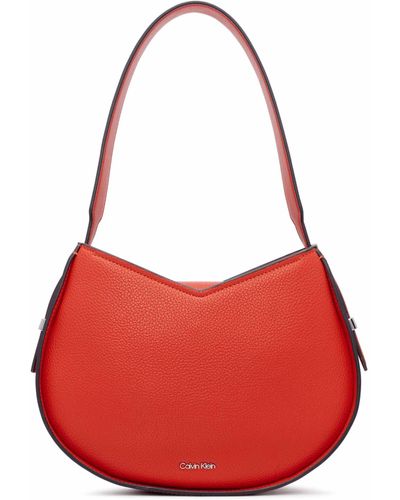Calvin Klein Willow Demi Shoulder Bag - Red