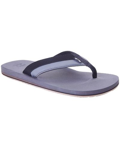 Billabong Mens Classic Supreme Cushion Sandal Flip Flop - Blue