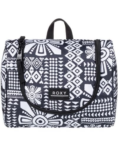 Roxy Travel Dance Cosmetic Makeup Case Toiletry Bag - Blue