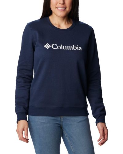 Columbia Trek Graphic Crew Sweater - Blue