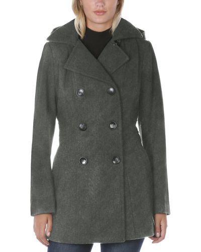 Nautica wool coat on sale womens