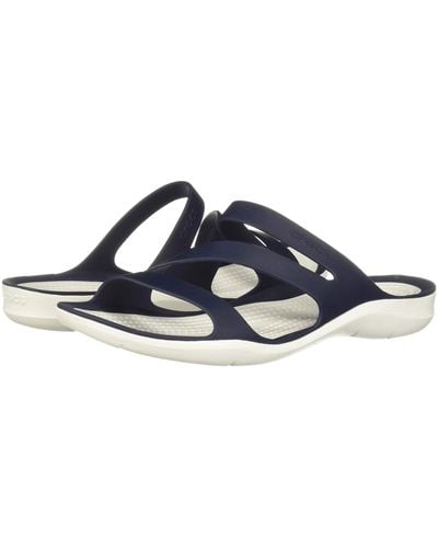 Crocs™ Swiftwater Sandal W Sandalias Mujer,Azul Navy White,33/34 EU - Negro