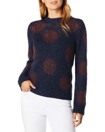 AG Jeans Ansley Polka Dot Sweater - Blue