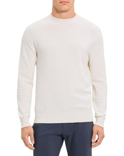 Theory Datter Crew Sweater - White