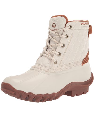 Wolverine Torrent Quilted Ankle Boot - Natural