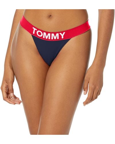 Tommy Hilfiger Seamless Thong Underwear Panty - Blue