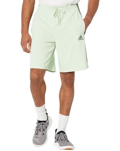 adidas Essentials 3-stripes Single Jersey Shorts - Green