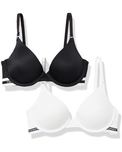 Tommy Hilfiger Lightly Lined Triangle Bra – bras – shop at Booztlet