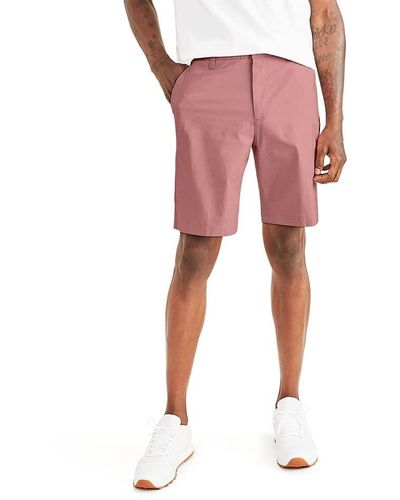 Dockers Ultimate Straight Fit Supreme Flex Shorts - Pink