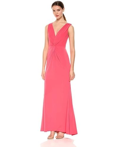 Calvin Klein Twisted Not Gown - Pink