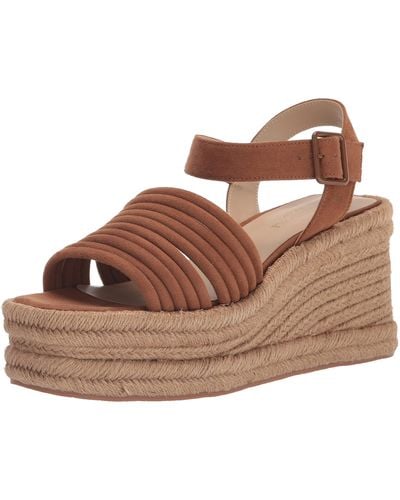 Kenneth Cole Shelby Wedge Sandal - Brown