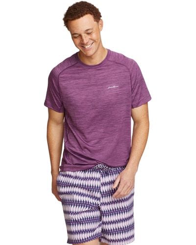 Eddie Bauer Regular Fit Resolution Short-sleeve T-shirt - Purple