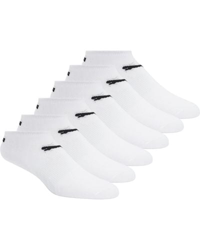 PUMA 6 Pack Runner Socks - White