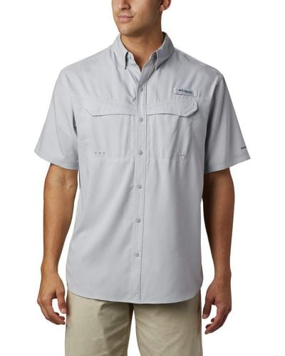 Columbia Low Drag Offshore Short Sleeve Shirt - Gray