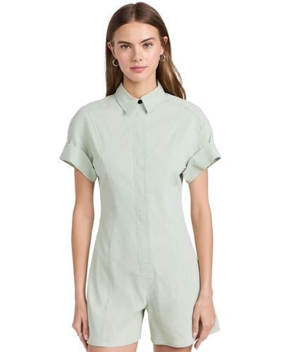 Theory Shirt Romper - Multicolor