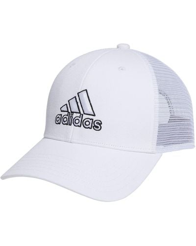 adidas Mesh Back Structured Low Crown Snapback Adjustable Fit Cap - Blue