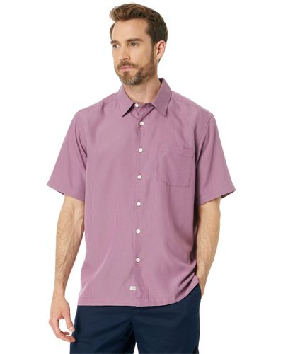 Quiksilver Kings Cliff Button Up Woven Shirt - Purple