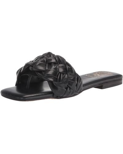 Vince Camuto Footwear Antonni Woven Flat Sandal - Black