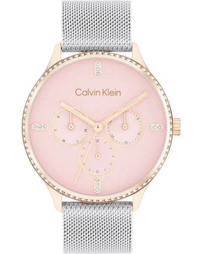 Calvin Klein Ck Dress Watch - Pink