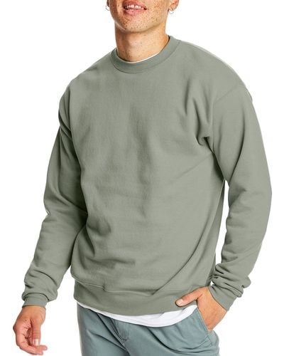 Hanes S Ecosmart Fleece Sweatshirt - Green
