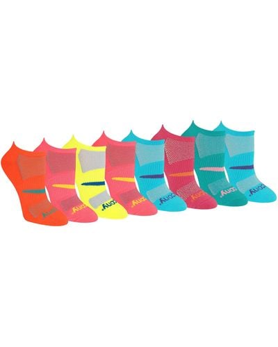 Saucony Performance Super Lite No-show Athletic Socks - Multicolor