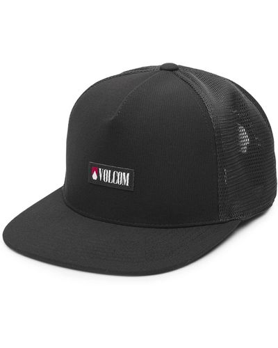 Volcom Cheese Mesh Trucker Hat - Black