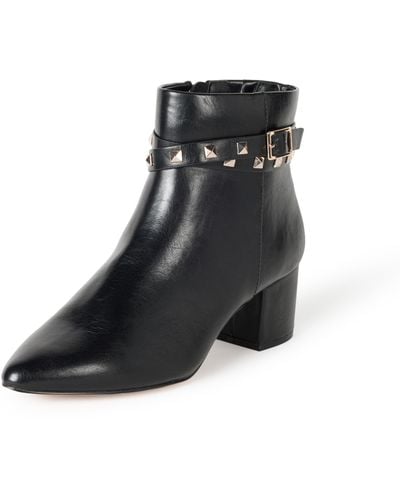 The Drop Jessi Side-zip Block-heel Ankle Boot - Black