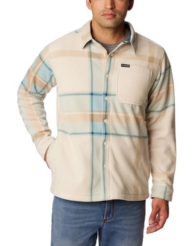 Columbia Steens Mountain Printed Shirt Jacket - Natural