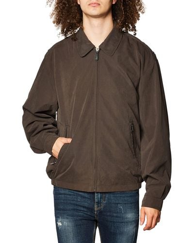 London Fog Auburn Zip-front Golf Jacket (regular & Big-tall Sizes) - Brown