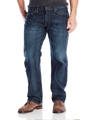 Lucky Brand Big & Tall 181 Relaxed Straight Jean - Blue