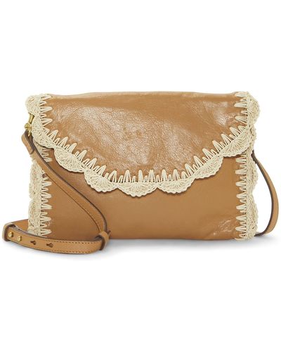 Lucky Brand Toni Leather Crossbody Handbag - Natural