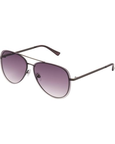 French Connection Darcy Aviator Sunglasses - Purple