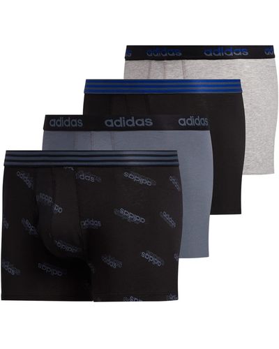 adidas Core Stretch Cotton Trunk Underwear - Black