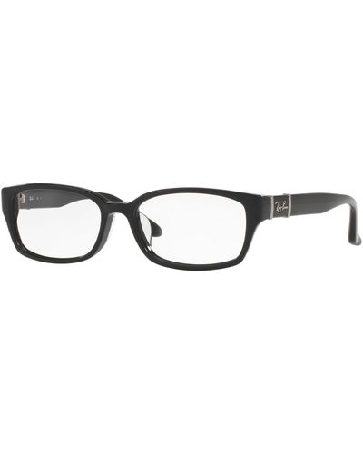 Ray-Ban Rx5198 Square Prescription Eyeglass Frames - Brown