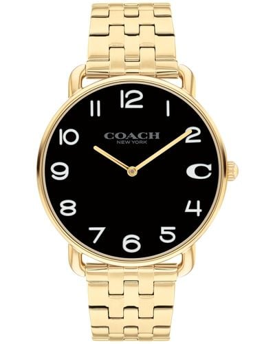 COACH Elliot Watch | Contemporary Minimalism With Distinctive Artistry | A True Classic Designed For Every Occasion | Water Resistant - Black