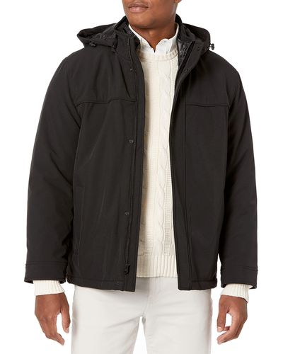 Dockers 3-in-1 Hooded Soft Shell Systems Jacket - Black