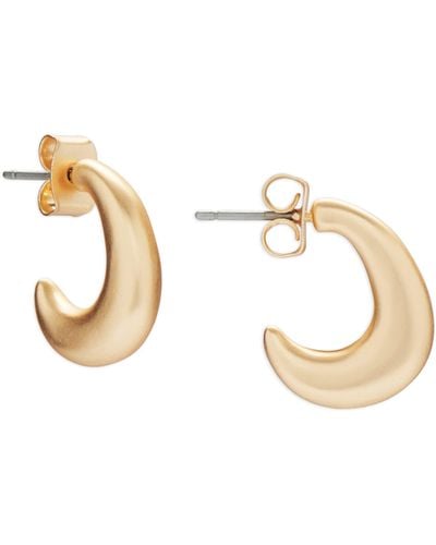 Lucky Brand Small Hoop Earring - Metallic