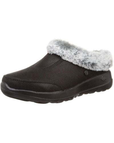 Skechers go walk joy suede clogs discount