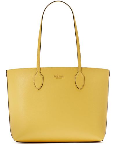 Kate Spade Bleecker Saffiano Leather Large Tote - Yellow