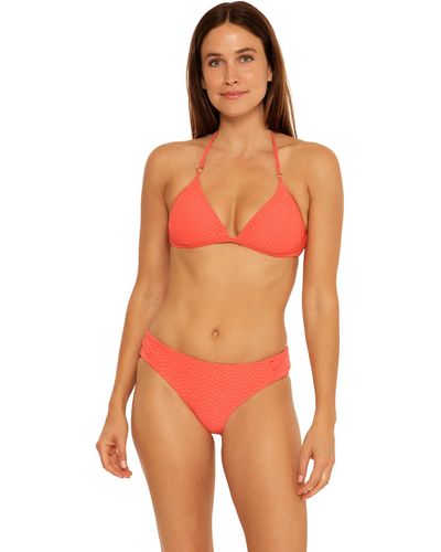 Trina Turk Standard Empire Halter Bikini Top - Orange