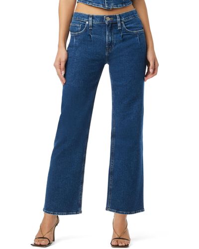 Hudson Jeans S Rosie High Rise Wide Leg Jeans - Blue