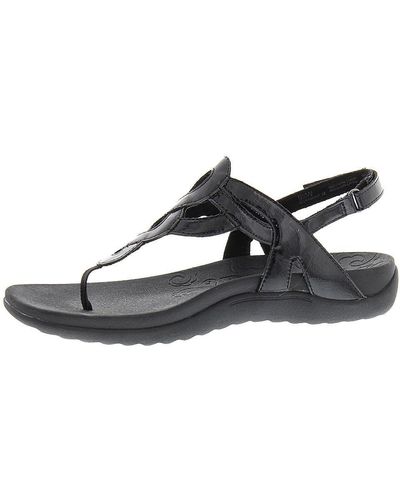 Rockport Womens Ramona-ch Flats Sandals - Black