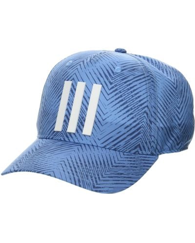 adidas Tour 3-stripes Printed Hat - Blue