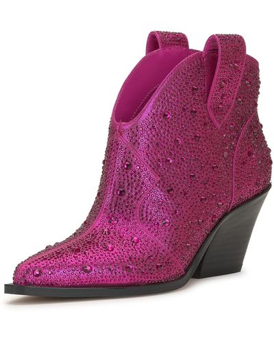 Jessica Simpson Zadie Bootie Fashion Boot - Purple