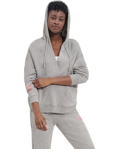 UGG ® Adryann Hoodie Brushed Fleece/recycled Materials - Gray