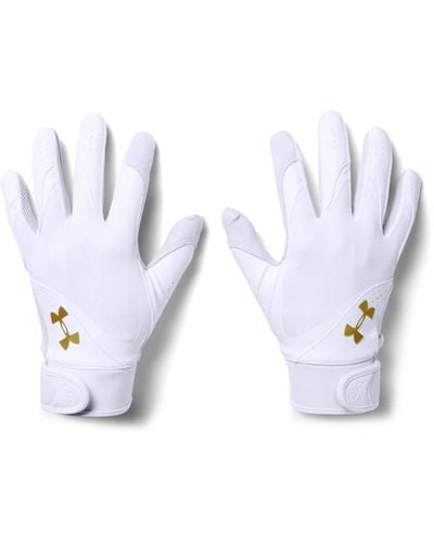 Under Armour Motive 20 Softball Gloves - White