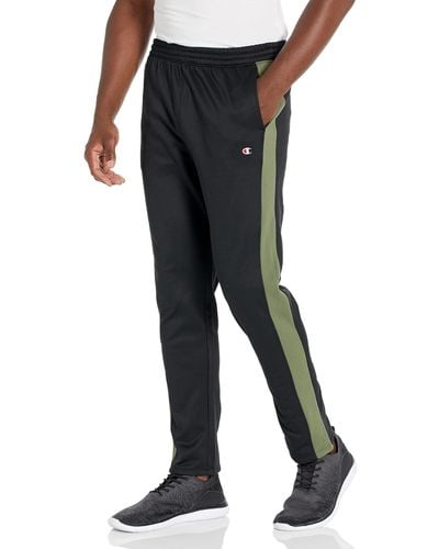 Champion , Gameday Track Pants, Best Comfortable Jogger Trackpants For , 29" Inseam, Black/cargo Olive-586644, Small